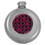 Harts pattern Round Hip Flask (5 oz)