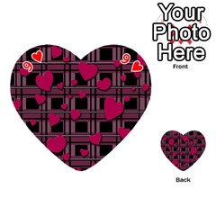 Harts pattern Playing Cards 54 (Heart)  from ArtsNow.com Front - Heart9