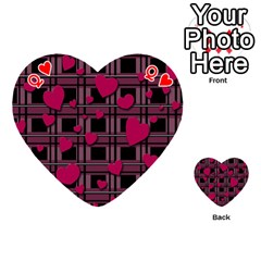 Queen Harts pattern Playing Cards 54 (Heart)  from ArtsNow.com Front - HeartQ