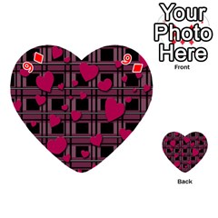 Harts pattern Playing Cards 54 (Heart)  from ArtsNow.com Front - Diamond9