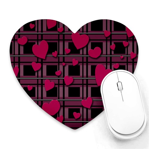 Harts pattern Heart Mousepads from ArtsNow.com Front