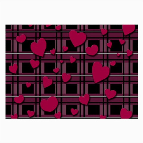 Harts pattern Large Glasses Cloth (2 Front