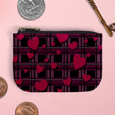 Harts pattern Mini Coin Purses from ArtsNow.com Front