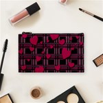 Harts pattern Cosmetic Bag (Small) 