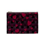 Harts pattern Cosmetic Bag (Medium) 