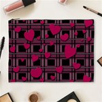 Harts pattern Cosmetic Bag (XL)