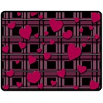 Harts pattern Fleece Blanket (Medium) 