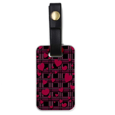 Harts pattern Luggage Tags (One Side)  from ArtsNow.com Front