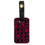 Harts pattern Luggage Tags (One Side) 