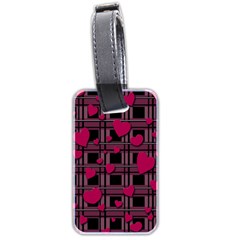 Harts pattern Luggage Tags (Two Sides) from ArtsNow.com Back