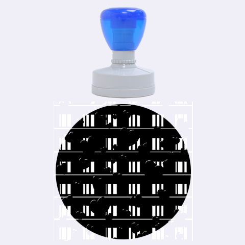 Harts pattern Rubber Round Stamps (Large) from ArtsNow.com 1.875 x1.875  Stamp