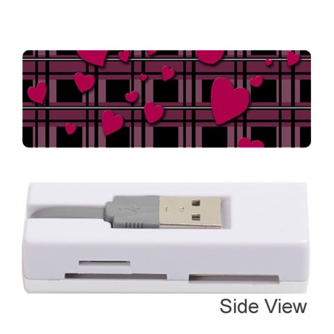 Harts pattern Memory Card Reader (Stick)  from ArtsNow.com Front