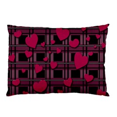 Harts pattern Pillow Case (Two Sides) from ArtsNow.com Back