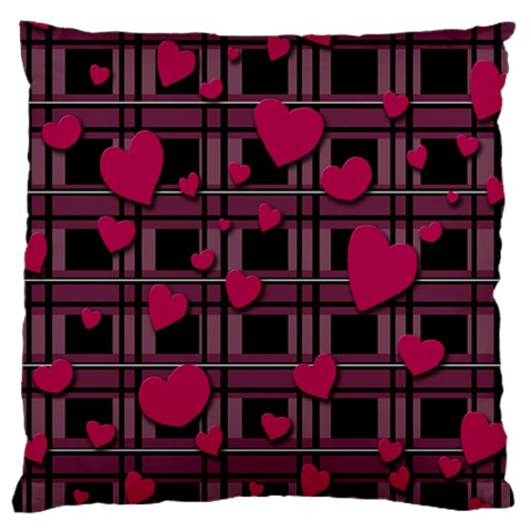 Harts pattern Large Cushion Case (One Side) from ArtsNow.com Front