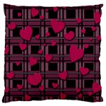 Harts pattern Large Cushion Case (Two Sides)