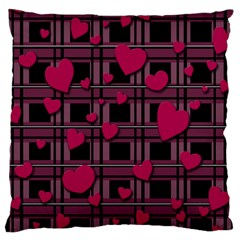 Harts pattern Large Cushion Case (Two Sides) from ArtsNow.com Back