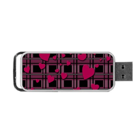 Harts pattern Portable USB Flash (One Side) from ArtsNow.com Front