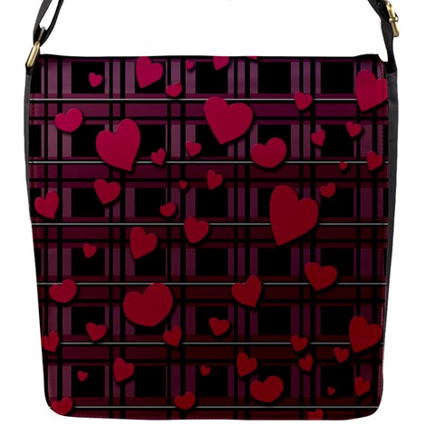 Harts pattern Flap Messenger Bag (S) from ArtsNow.com Front