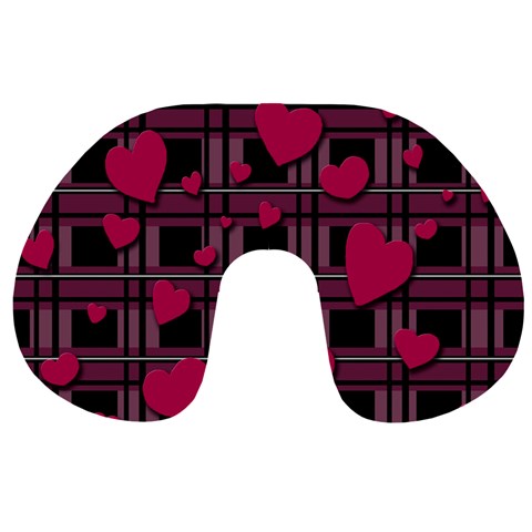 Harts pattern Travel Neck Pillows from ArtsNow.com Front