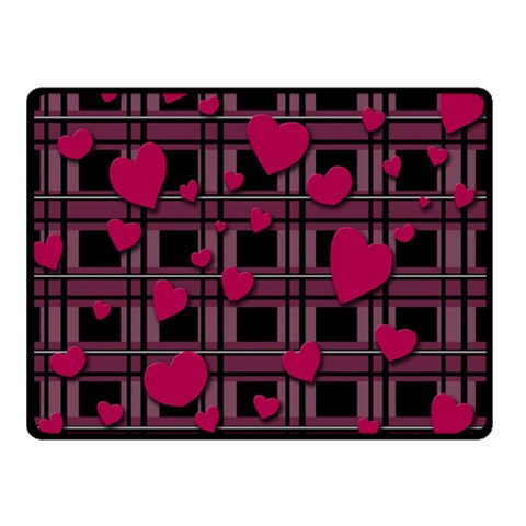 Harts pattern Double Sided Fleece Blanket (Small)  from ArtsNow.com 45 x34  Blanket Front