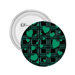 Green love 2.25  Buttons