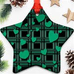 Green love Ornament (Star) 