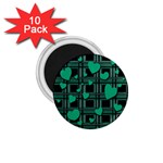 Green love 1.75  Magnets (10 pack) 