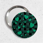 Green love 2.25  Handbag Mirrors