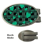 Green love Money Clips (Oval) 