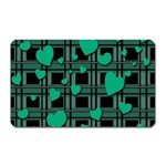 Green love Magnet (Rectangular)