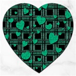 Green love Jigsaw Puzzle (Heart)