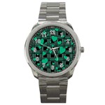 Green love Sport Metal Watch