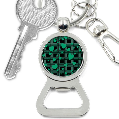 Green love Button Necklaces from ArtsNow.com Front