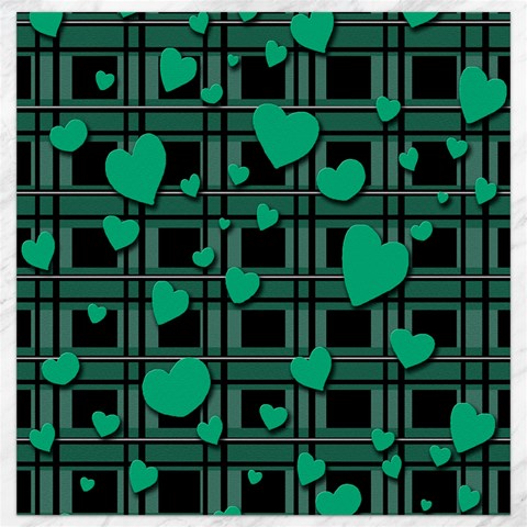 Green love Canvas 12  x 12   from ArtsNow.com 11.4 x11.56  Canvas - 1
