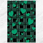 Green love Canvas 12  x 18  