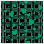 Green love Canvas 20  x 20  