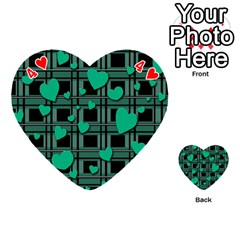 Green love Playing Cards 54 (Heart)  from ArtsNow.com Front - Heart4