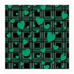 Green love Medium Glasses Cloth (2-Side)