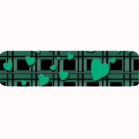 Green love Large Bar Mats from ArtsNow.com 32 x8.5  Bar Mat