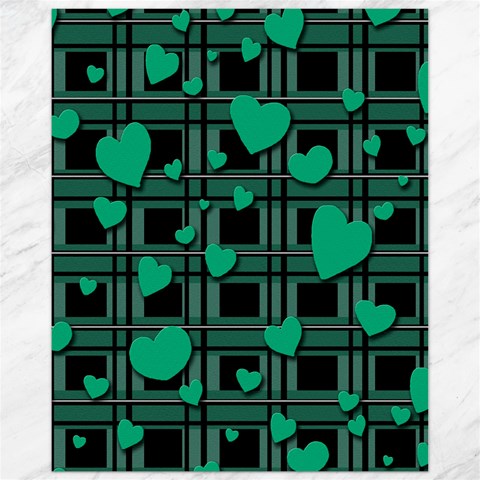 Green love Canvas 11  x 14   from ArtsNow.com 10.95 x13.48  Canvas - 1