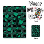 Green love Multi-purpose Cards (Rectangle) 