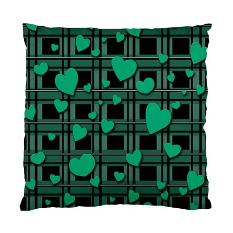 Green love Standard Cushion Case (One Side) from ArtsNow.com Front