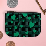 Green love Mini Coin Purses