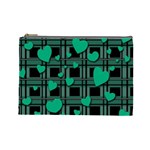 Green love Cosmetic Bag (Large) 