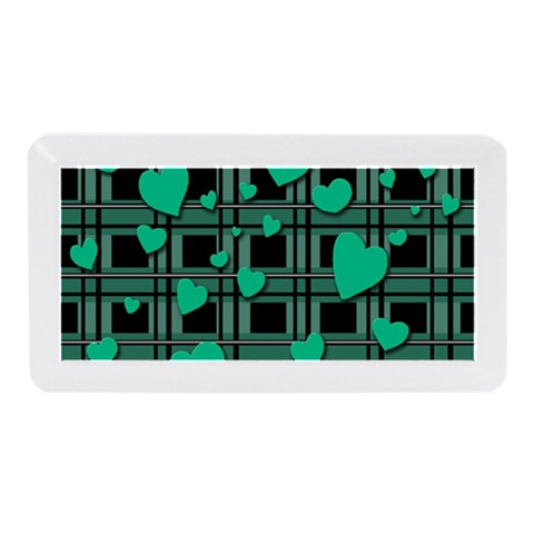 Green love Memory Card Reader (Mini) from ArtsNow.com Front