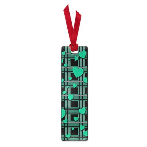 Green love Small Book Marks from ArtsNow.com Front