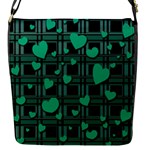 Green love Flap Messenger Bag (S)
