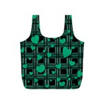 Green love Full Print Recycle Bags (S) 