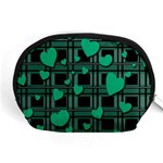 Green love Accessory Pouches (Medium) 