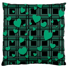 Green love Standard Flano Cushion Case (Two Sides) from ArtsNow.com Back